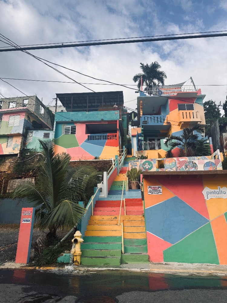 Colorful Stairs in Aguadilla, Puerto Rico